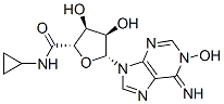 (2S,3S,4R,5R)-N-cyclopropyl-3,4-dihydroxy-5-(1-hydroxy-6-imino-purin-9 -yl)oxolane-2-carboxamide CAS#: 72209-26-8