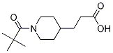 3-[1-(2,2-diMethylpropanoyl)piperidin-4-yl]propanoic acid CAS#: 1267555-07-6