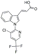 3-(1-[3-CHLORO-5-(TRIFLUOROMETHYL)-2-PYRIDINYL]-1H-INDOL-3-YL)ACRYLIC ACID CAS#: 1164457-90-2