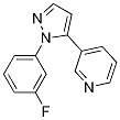 3-(1-(3-fluorophenyl)-1H-pyrazol-5-yl)pyridine CAS#: 1269293-05-1