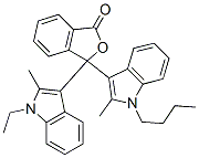 3-(1-butyl-2-methyl-1H-indol-3-yl)-3-(1-ethyl-2-methyl-1H-indol-3-yl)phthalide CAS#: 71215-85-5