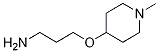 3-[(1-methylpiperidin-4-yl)oxy]propan-1-amine CAS#: 1171770-24-3