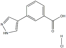 3-(1H-Pyrazol-4-yl)-benzoic acid hydrochloride CAS#: 1187931-83-4