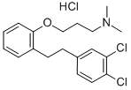 3-(2-(2-(3,4-Dichlorophenyl)ethyl)phenoxy)-N,N-dimethyl-1-propanamine hydrochloride CAS#: 72284-48-1