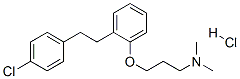 3-[2-[2-(4-chlorophenyl)ethyl]phenoxy]-N,N-dimethyl-propan-1-amine hyd rochloride CAS#: 72279-25-5