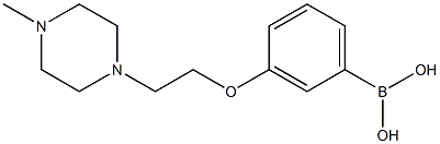 (3-(2-(4-Methylpiperazin-1-yl)ethoxy)phenyl)boronic acid CAS#: 1170697-43-4