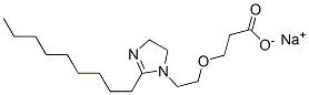 3-[2-[(4,5-Dihydro-2-nonyl-1H-imidazol)-1-yl]ethoxy]propanoic acid sodium salt CAS#: 70942-02-8