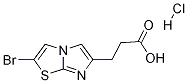 3-(2-BroMoiMidazo[2,1-b]thiazol-6-yl)propanoic acid HCl CAS#: 1187830-80-3