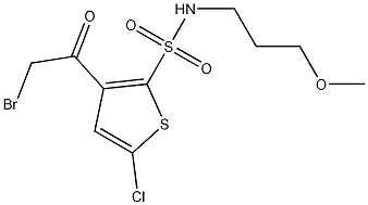 3-(2-Bromoacetyl)-5-chloro-N-(3-methoxypropyl)-2-thiophenesulfonamide CAS#: 1174304-97-2