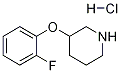 3-(2-FLUOROPHENOXY)PIPERIDINE HYDROCHLORIDE CAS#: 1185299-30-2