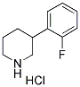 3-(2-FLUOROPHENYL) PIPERIDINE HYDROCHLORIDE CAS#: 1106940-90-2