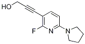 3-(2-Fluoro-6-(pyrrolidin-1-yl)pyridin-3-yl)-prop-2-yn-1-ol CAS#: 1228666-51-0