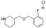 3-{[(2-Fluorobenzyl)oxy]methyl}piperidinehydrochloride CAS#: 1220017-23-1