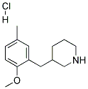 3-(2-METHOXY-5-METHYL-BENZYL)-PIPERIDINE HYDROCHLORIDE CAS#: 1171173-82-2