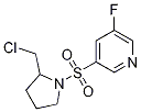 3-(2-(chloroMethyl)pyrrolidin-1-ylsulfonyl)-5-fluoropyridine CAS#: 1273683-57-0