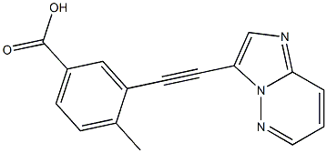 3-(2-iMidazo[1,2-b]pyridazin-3-ylethynyl)-4-Methyl-Benzoic acid CAS#: 1300690-48-5