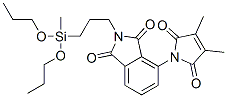 3-(2,5-dihydro-3,4-dimethyl-2,5-dioxo-1H-pyrrol-1-yl)-N-[3-(methyldipropoxysilyl)propyl]phthalimide CAS#: 70767-01-0
