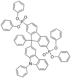 3-(2,7-bis(diphenylphosphoryl)-9-phenyl-9H-fluoren-9-yl)-9-phenyl-9H-carbazole CAS#: 1122104-12-4