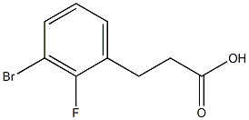 3-(3-BroMo-2-fluorophenyl)propanoic acid CAS#: 1261814-91-8