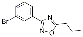 3-(3-Bromophenyl)-5-propyl-1,2,4-oxadiazole CAS#: 1187385-57-4