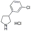 3-(3-CHLORO-PHENYL) PYRROLIDINE HCL CAS#: 1095545-16-6