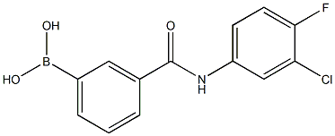 3-(3-Chloro-4-fluorophenylcarbamoyl)phenylboronic acid CAS#: 1072946-04-3