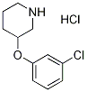 3-(3-Chlorophenoxy)piperidine hydrochloride CAS#: 1185301-51-2