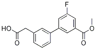 3-[3-Fluoro-5-(methoxycarbonyl)phenyl]phenylacetic acid CAS#: 1334500-13-8