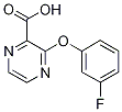 3-(3-Fluorophenoxy)pyrazine-2-carboxylic acid CAS#: 1228552-82-6