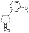 3-(3-METHOXY-PHENYL) PYRROLIDINE HCL CAS#: 1095545-66-6