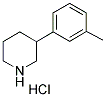 3-(3-METHYLPHENYL) PIPERIDINE HYDROCHLORIDE CAS#: 1184977-99-8