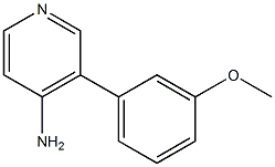 3-(3-Methoxyphenyl)pyridin-4-aMine CAS#: 1344105-33-4