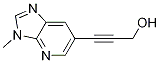 3-(3-Methyl-3H-iMidazo[4,5-b]pyridin-6-yl)-2-propyn-1-ol CAS#: 1171920-73-2