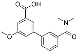 3-[3-(N,N-DiMethylaMinocarbonyl)phenyl]-5-Methoxybenzoic acid CAS#: 1261907-71-4