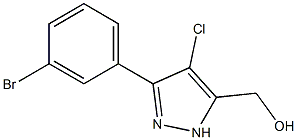 (3-(3-broMophenyl)-4-chloro-1H-pyrazol-5-yl)Methanol CAS#: 1240303-39-2