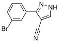 3-(3-bromophenyl)-1H-pyrazole-4-carbonitrile CAS#: 1170378-39-8