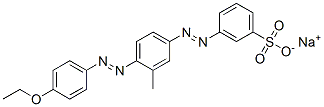 3-[[4-[(4-Ethoxyphenyl)azo]-3-methylphenyl]azo]benzenesulfonic acid sodium salt CAS#: 71701-28-5