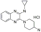 [3-(4-AMino-piperidin-1-yl)-quinoxalin-2-yl]-cyclopropyl-aMine hydrochloride, 98+% C16H21N5, 分子量 319.84 CAS#: 1185317-78-5