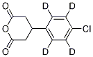 3-(4-Chlorophenyl-d4)glutaric Anhydride CAS#: 1189700-43-3