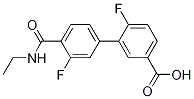 3-[4-(EthylcarbaMoyl)-3-fluorophenyl]-4-fluorobenzoic acid CAS#: 1261909-44-7