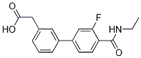 {3-[4-(EthylcarbaMoyl)-3-fluorophenyl]phenyl}acetic acid CAS#: 1375069-31-0