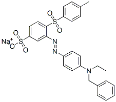3-[[4-[Ethyl(phenylmethyl)amino]phenyl]azo]-4-[(4-methylphenyl)sulfonyl]benzenesulfonic acid sodium salt CAS#: 71598-20-4