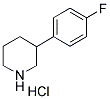 3-(4-FLUOROPHENYL) PIPERIDINE HYDROCHLORIDE CAS#: 1106940-94-6