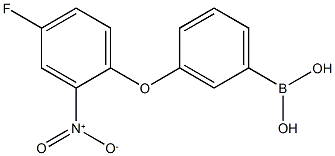3-(4-Fluoro-2-nitrophenoxy)phenylboronic acid CAS#: 1072945-96-0