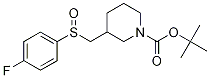 3-(4-Fluoro-benzenesulfinylmethyl)-piperidine-1-carboxylic acid tert-butyl ester CAS#: 1289385-79-0