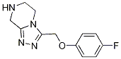 3-(4-Fluoro-phenoxymethyl)-5,6,7,8-tetrahydro-[1,2,4]triazolo[4,3-a]pyrazine CAS#: 1159553-60-2