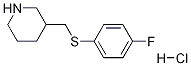 3-(4-Fluoro-phenylsulfanylMethyl)-piperidine hydrochloride CAS#: 1289385-78-9