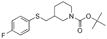 3-(4-Fluoro-phenylsulfanylmethyl)-piperidine-1-carboxylic acid tert-butyl ester CAS#: 1289388-37-9