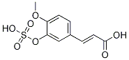 3-[4-Methoxy-3-(sulfooxy)phenyl]-2-propenoic Acid CAS#: 1258842-19-1