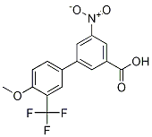 3-(4-Methoxy-3-trifluoroMethylphenyl)-5-nitrobenzoic acid CAS#: 1261911-36-7